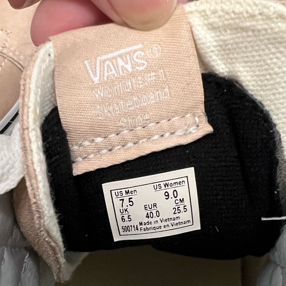 Blush Old School High Top Vans - Picture 7 of 7